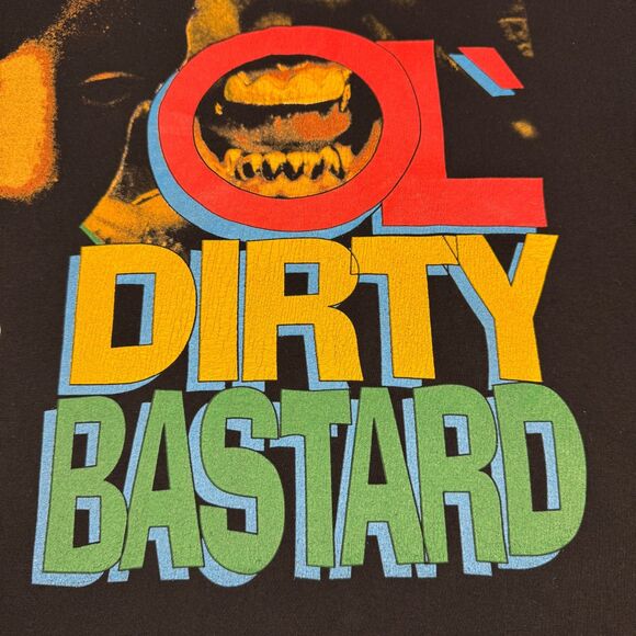 90's Style Wutang Clan Ol Dirty Bastard Shimmy Shimmy Ya Double Sided Rap Tee - Picture 6 of 10